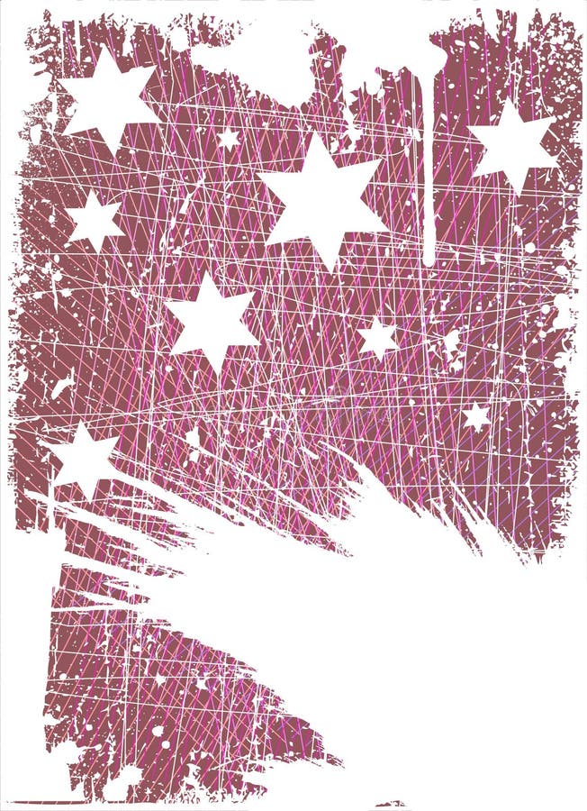 De sterrenvector van Grunge royalty-vrije illustratie De sterrenvector van Grunge royalty-vrije illustratie