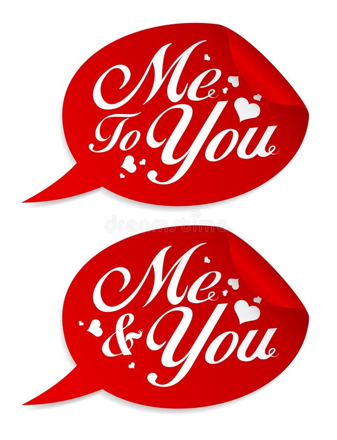 De stickers van de valentijnskaart. royalty-vrije illustratie De stickers van de valentijnskaart. royalty-vrije illustratie