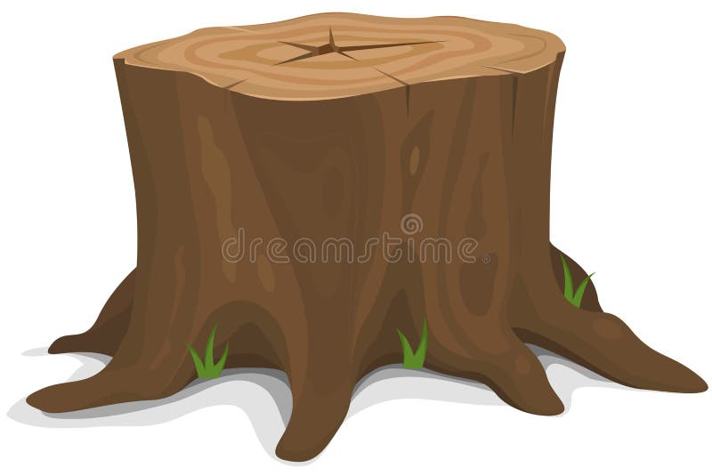 De Stomp van de boom stock illustratie De Stomp van de boom stock illustratie