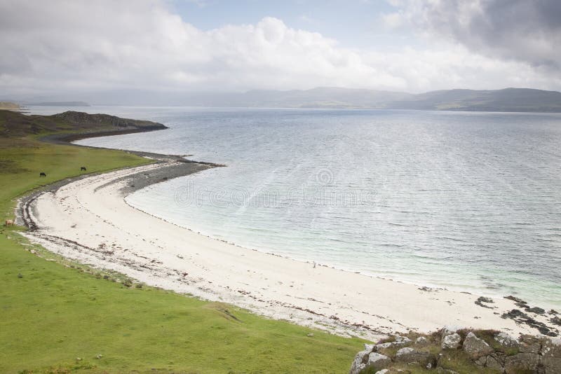 Coral Beaches in Waternish; Isle of Skye in Scotland; UK. Coral Beaches in Waternish; Isle of Skye in Scotland; UK