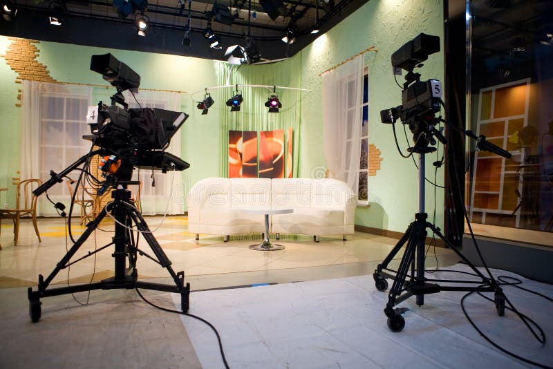 De studio van TV De studio van TV