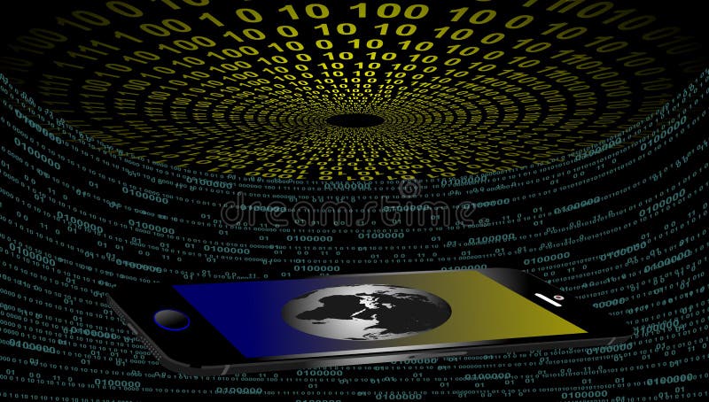 De technologie van het wereldnetwerk mobiele technologiemededeling royalty-vrije illustratie De technologie van het wereldnetwerk mobiele technologiemededeling royalty-vrije illustratie