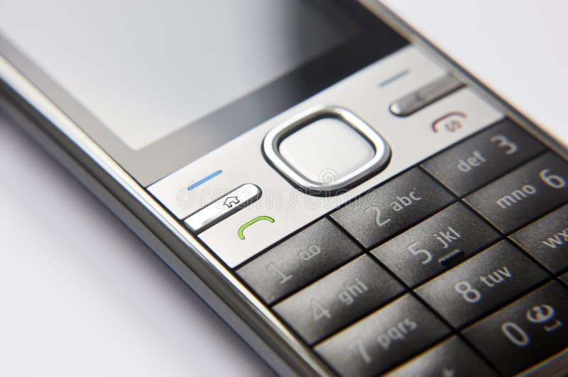De telefoon van de cel royalty-vrije stock foto De telefoon van de cel royalty-vrije stock foto