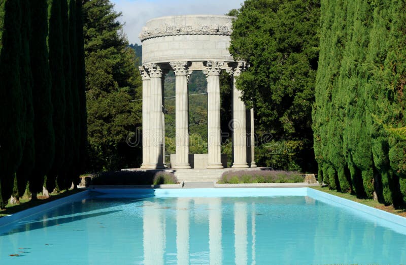 De Tempel van het Pulgaswater, Californië royalty-vrije stock afbeeldingen De Tempel van het Pulgaswater, Californië royalty-vrije stock afbeeldingen