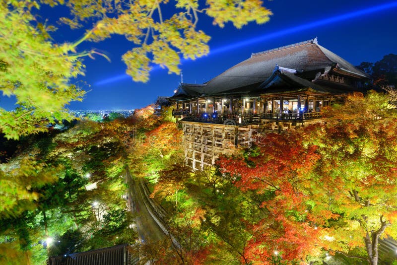 De Tempel van kiyomizu-Dera royalty-vrije stock afbeelding De Tempel van kiyomizu-Dera royalty-vrije stock afbeelding