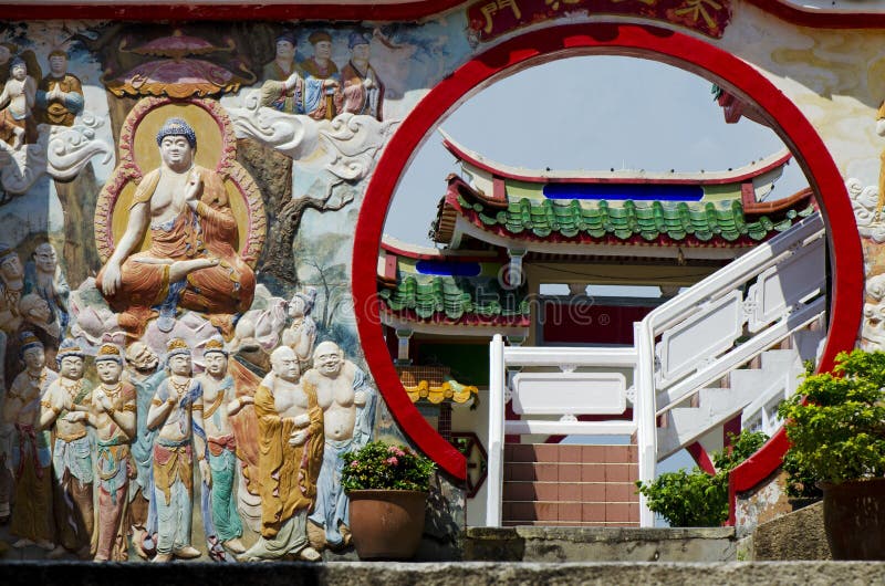 De tempel van Si van Kek Lok royalty-vrije stock foto's De tempel van Si van Kek Lok royalty-vrije stock foto's