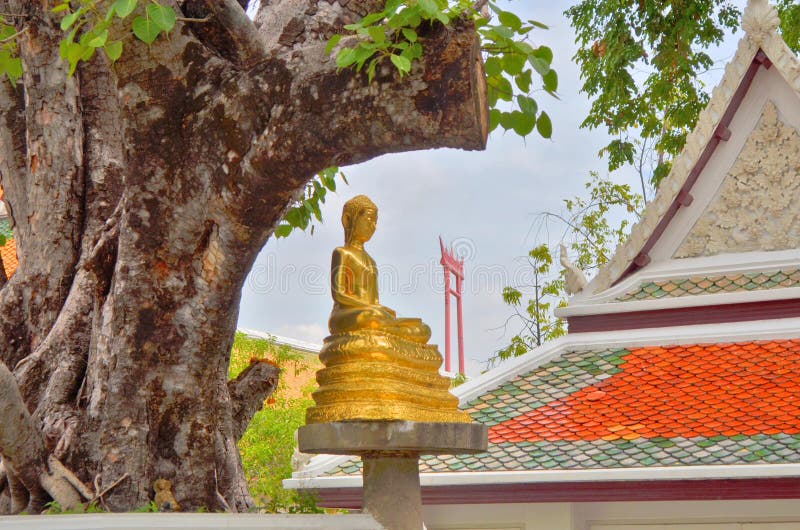 de tempelboudha van oriëntatiepuntbangkok Thailand stock foto de tempelboudha van oriëntatiepuntbangkok Thailand stock foto