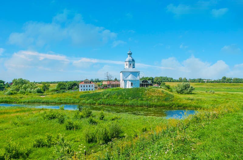 De tempels van Suzdal stock fotografie De tempels van Suzdal stock fotografie