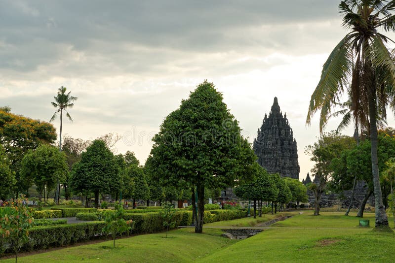 De tempelsamenstellingen van Prambanan royalty-vrije stock fotografie De tempelsamenstellingen van Prambanan royalty-vrije stock fotografie