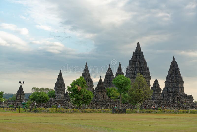 De tempelsamenstellingen van Prambanan stock afbeelding De tempelsamenstellingen van Prambanan stock afbeelding