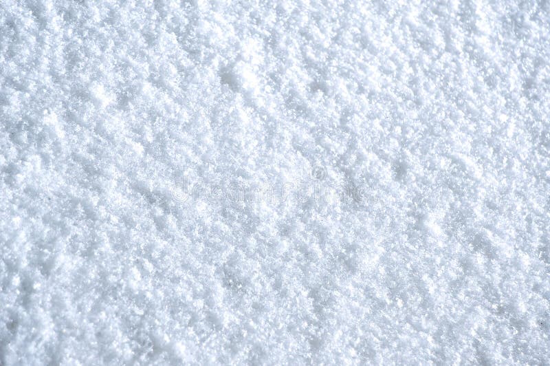 De textuur van de sneeuw