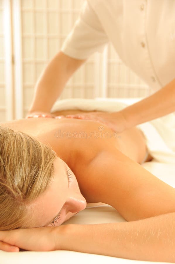 De Therapie van de massage stock afbeelding De Therapie van de massage stock afbeelding