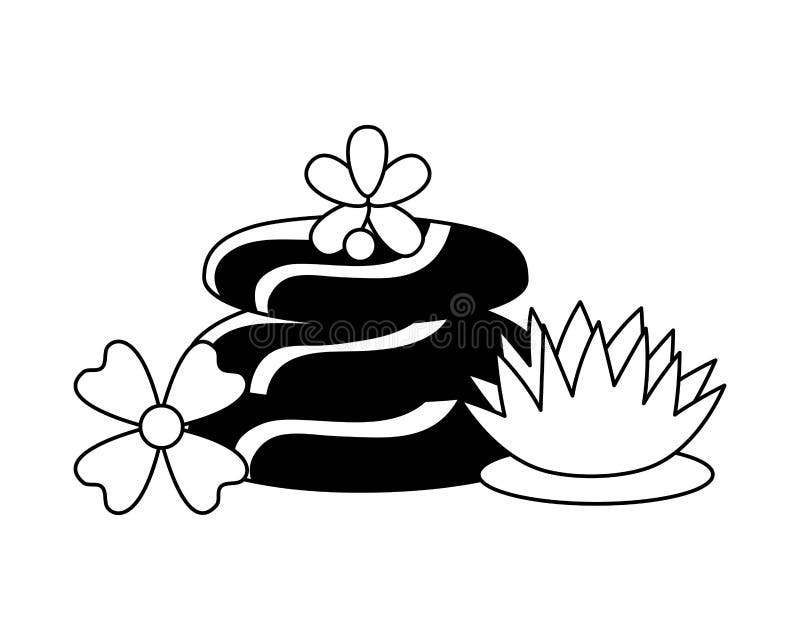De therapie van de kuuroordbehandeling stock illustratie De therapie van de kuuroordbehandeling stock illustratie