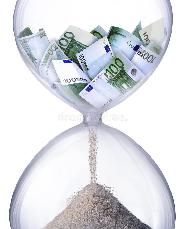 De tijd is geld royalty-vrije stock afbeeldingen De tijd is geld royalty-vrije stock afbeeldingen
