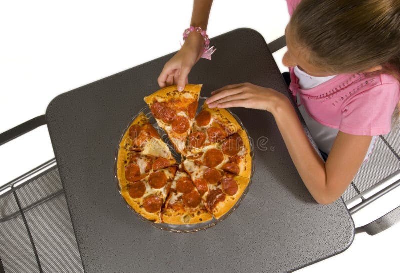 De Tijd van de pizza royalty-vrije stock afbeeldingen De Tijd van de pizza royalty-vrije stock afbeeldingen