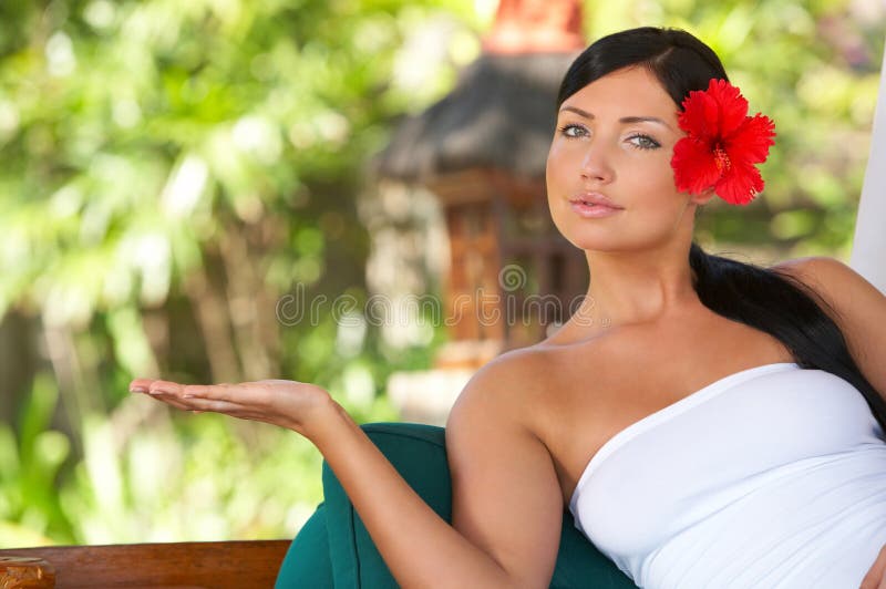 20-25 years woman portrait during yoga at exotic surrounding, bali indonesia. 20-25 years woman portrait during yoga at exotic surrounding, bali indonesia