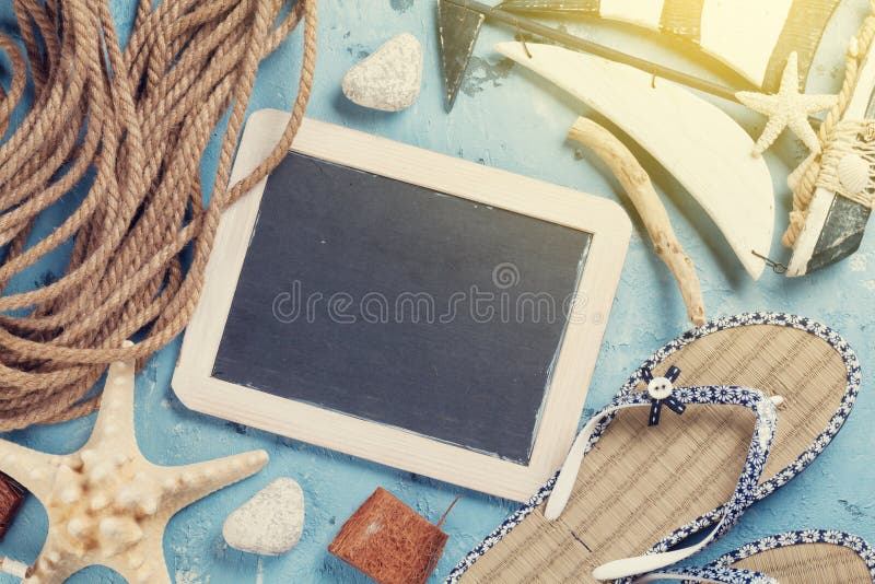 De toebehoren van het strand stock afbeelding De toebehoren van het strand stock afbeelding