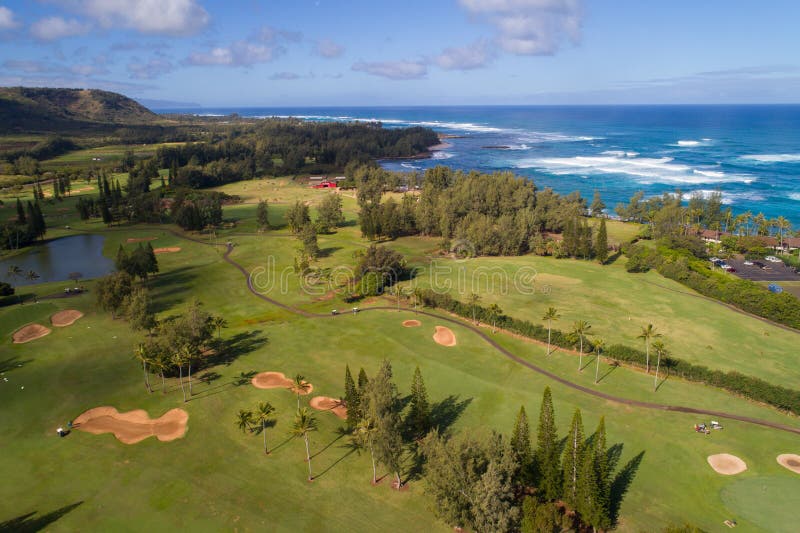 Aerial image of the Turtle Bay Resort Oahu Hawaii. Aerial image of the Turtle Bay Resort Oahu Hawaii