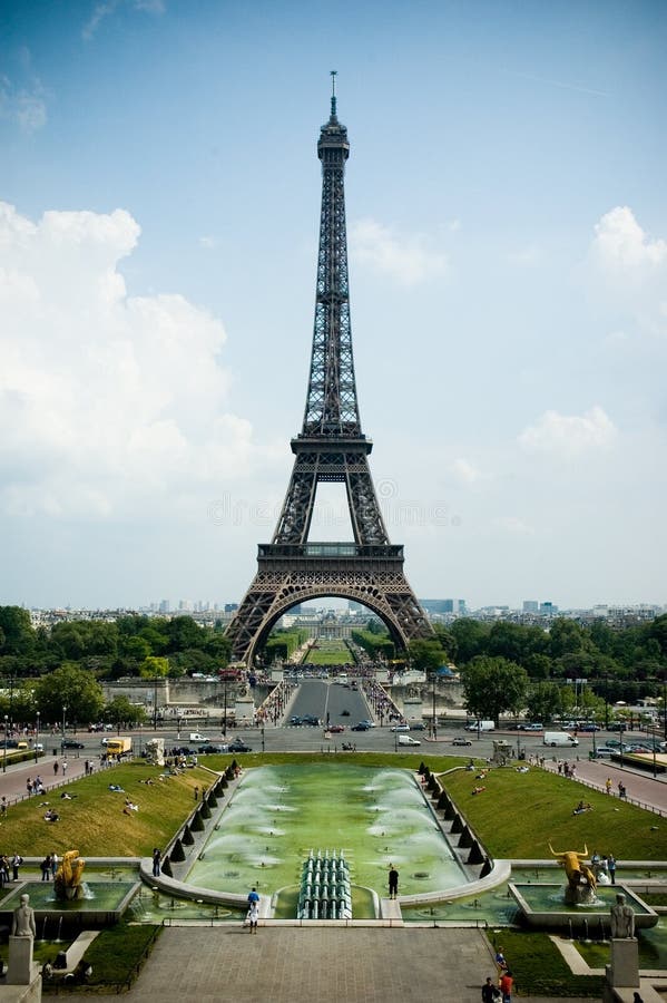 De Toren van Eiffel, hoog contrast