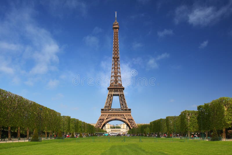 De toren van Eiffel in Parijs