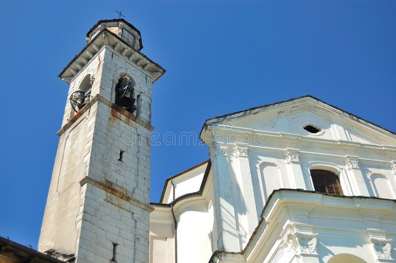 Kerktoren stock foto's