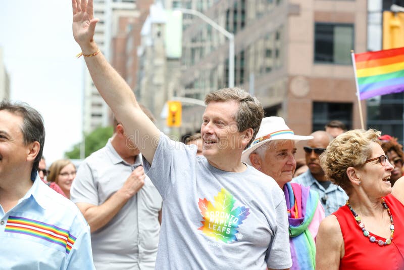 DE TORONTO PARADA 2018 DE ORGULHO fotografia de stock DE TORONTO PARADA 2018 DE ORGULHO fotografia de stock