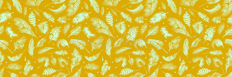 De tropische palmbladen, wildernis verlaat naadloze bloemenpatroonachtergrond, Waterverf tropisch decor vector illustratie De tropische palmbladen, wildernis verlaat naadloze bloemenpatroonachtergrond, Waterverf tropisch decor vector illustratie