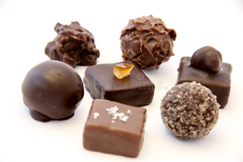 De truffels van de chocolade