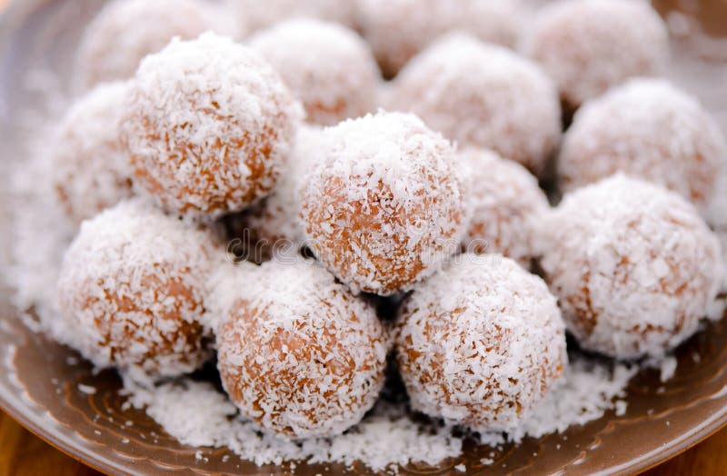 De truffels van de chocolade royalty-vrije stock foto De truffels van de chocolade royalty-vrije stock foto