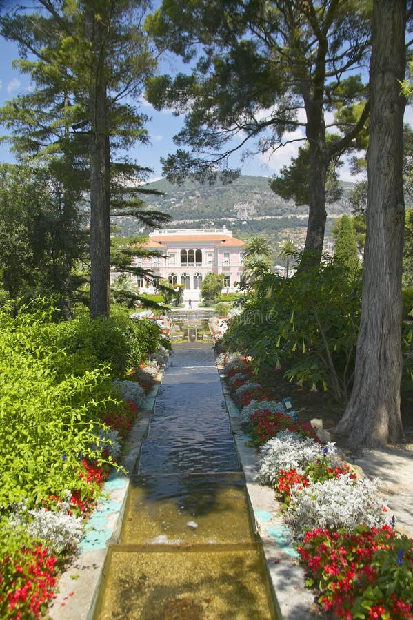 De Tuinen en Villa Ephrussi DE Rothschild, heilige-Jean-GLB-Ferrat, Frankrijk