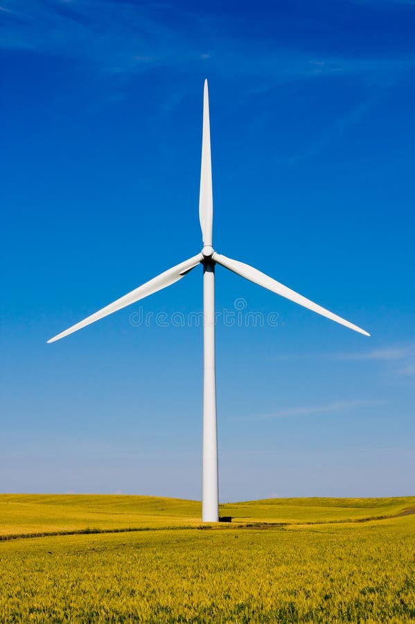 De turbine van de wind