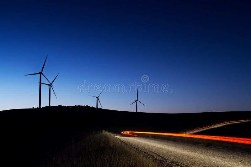 Windturbines stock foto