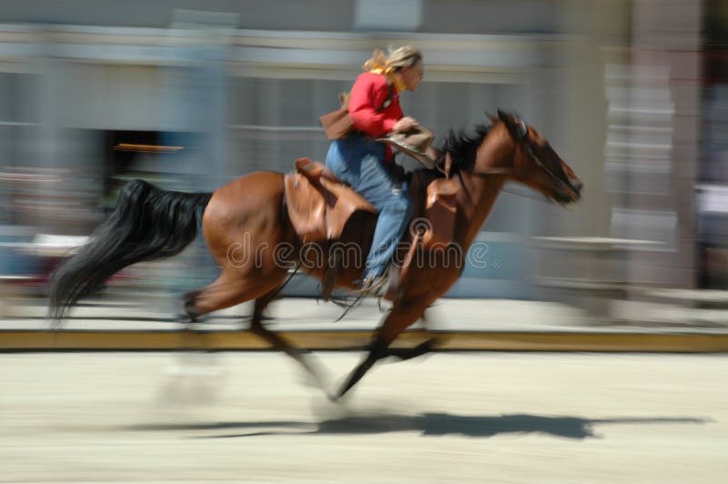 De Pony Express rijdt weer royalty-vrije stock fotografie