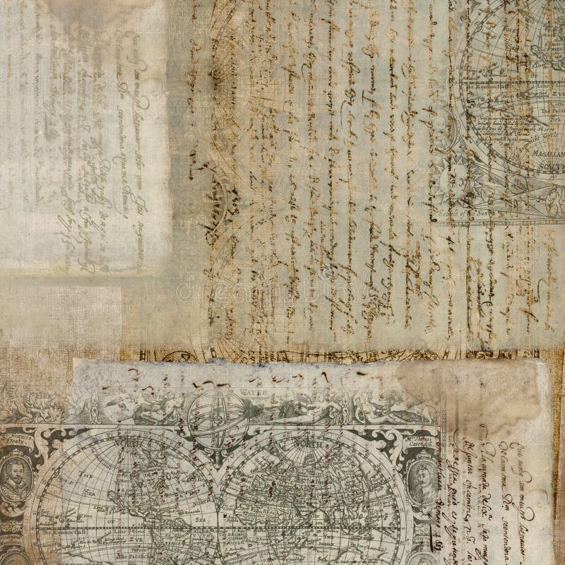 De uitstekende Antieke Achtergrond van het Document van de Tekst royalty-vrije stock foto's De uitstekende Antieke Achtergrond van het Document van de Tekst royalty-vrije stock foto's