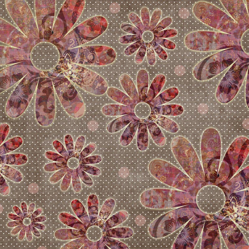 De uitstekende Bloemen Boheemse Achtergrond van het Plakboek van het Tapijtwerk Grunge vector illustratie De uitstekende Bloemen Boheemse Achtergrond van het Plakboek van het Tapijtwerk Grunge vector illustratie