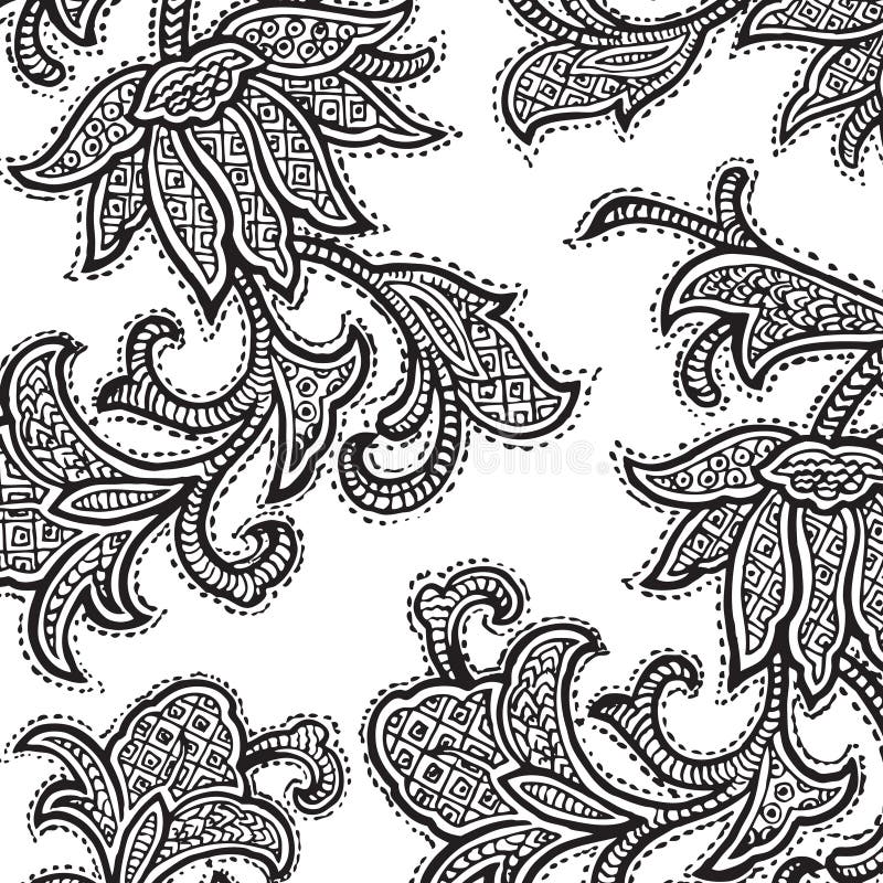 De uitstekende bloemenachtergrond van het damastplakboek vector illustratie De uitstekende bloemenachtergrond van het damastplakboek vector illustratie