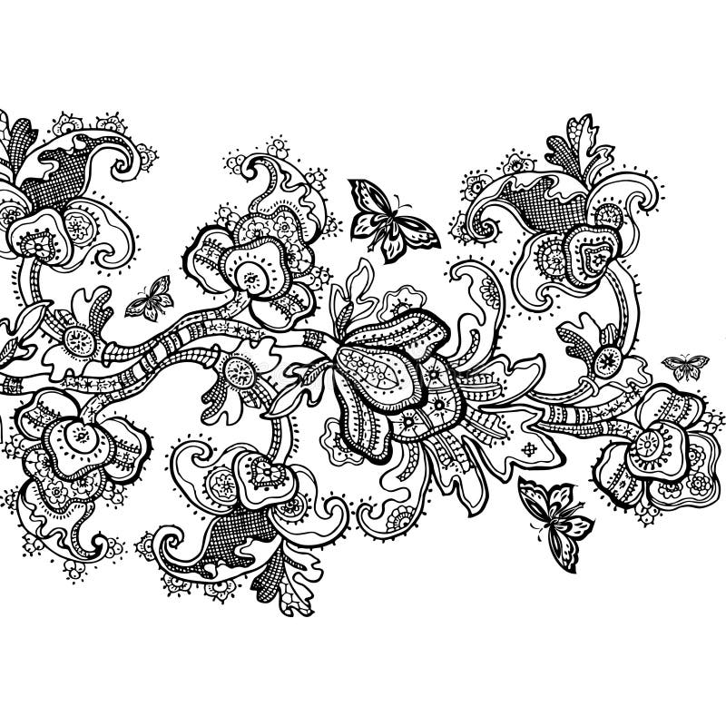 De uitstekende bloemenAchtergrond van het Plakboek royalty-vrije illustratie De uitstekende bloemenAchtergrond van het Plakboek royalty-vrije illustratie
