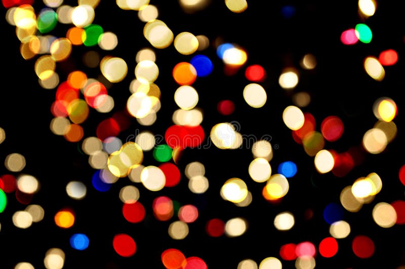 Vage lichten abstracte kleur zwarte achtergrond stock fotografie