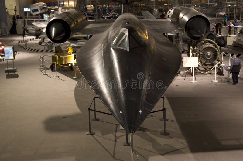 De vechter van de merelv.s. in Museum van Vlucht Seattle stock fotografie De vechter van de merelv.s. in Museum van Vlucht Seattle stock fotografie