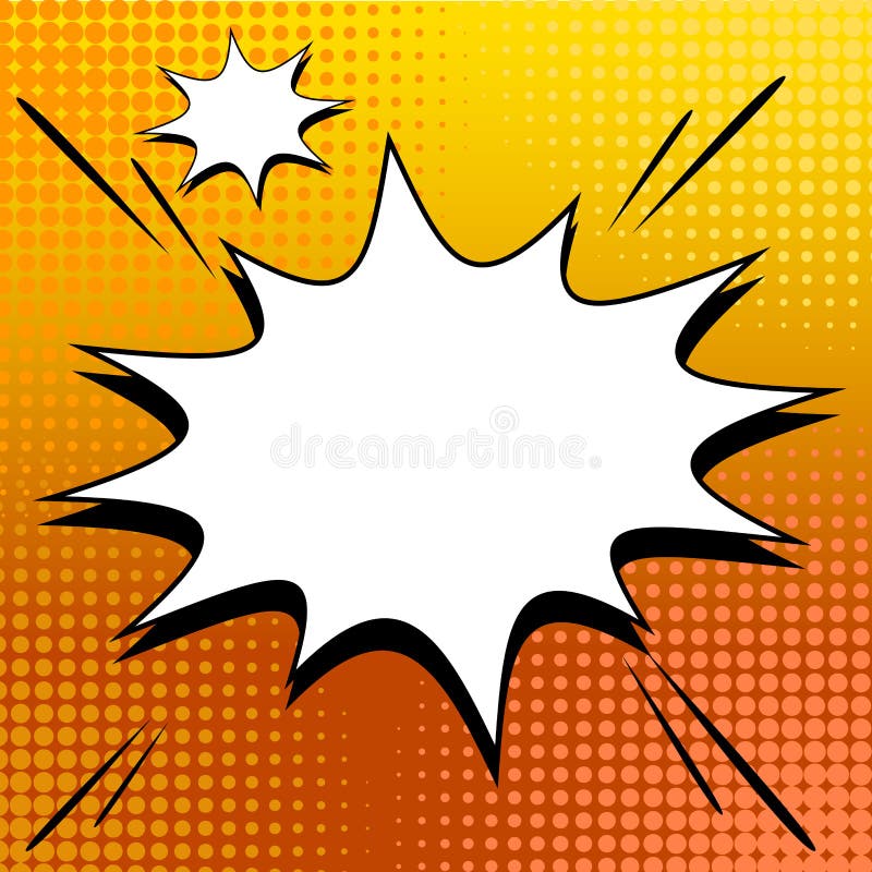 Vector halftone stripboek achtergrond stock illustratie