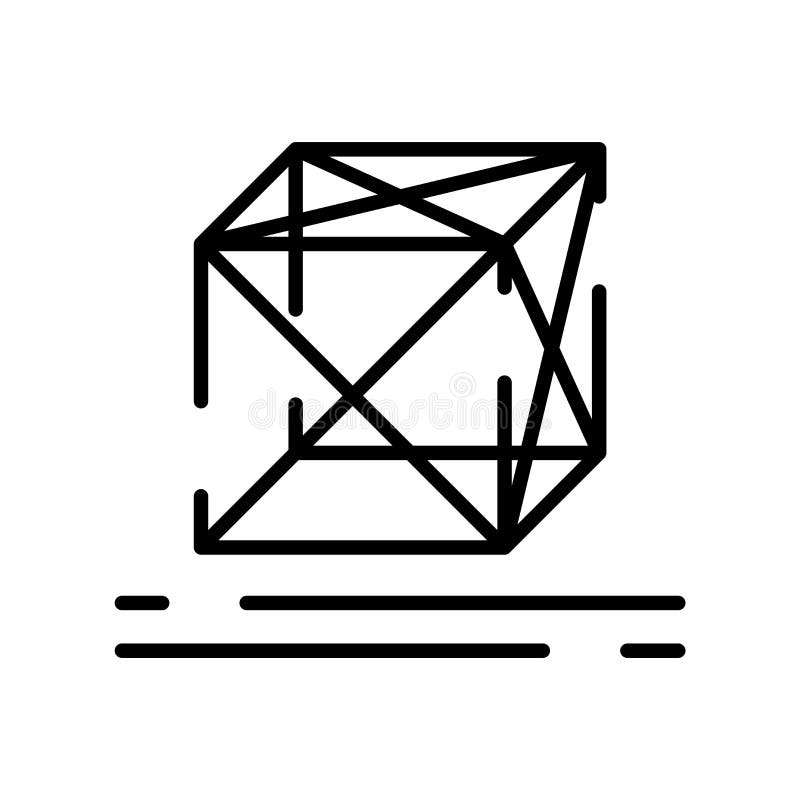 De vector van het hologrampictogram op witte achtergrond, Hologramteken, lijnsymbool of lineair elementenontwerp wordt geïsoleerd vector illustratie De vector van het hologrampictogram op witte achtergrond, Hologramteken, lijnsymbool of lineair elementenontwerp wordt geïsoleerd vector illustratie
