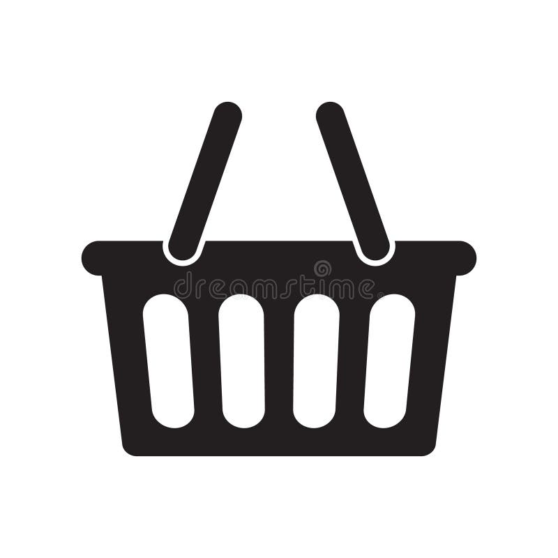 De vector van het mandpictogram vector illustratie De vector van het mandpictogram vector illustratie