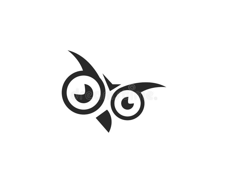 De vector van het uilembleem stock illustratie De vector van het uilembleem stock illustratie
