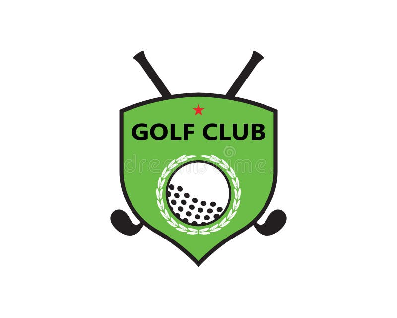 De vectorillustratie van golflogo template stock illustratie De vectorillustratie van golflogo template stock illustratie