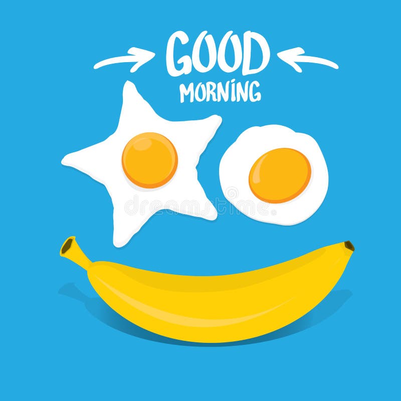 De vectorvector van het goedemorgen grappige concept royalty-vrije illustratie De vectorvector van het goedemorgen grappige concept royalty-vrije illustratie