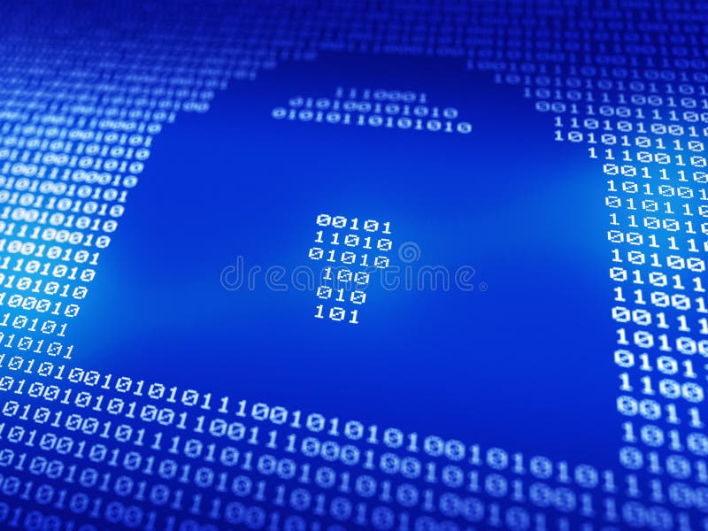 Computerbeveiliging vector illustratie