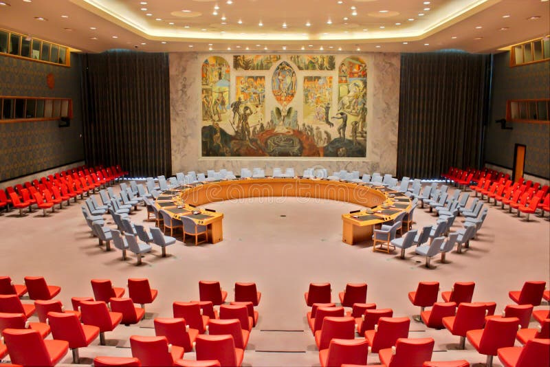 De Veiligheidsraadzaal van de Verenigde Naties