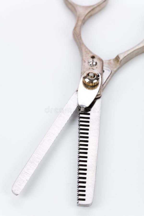 Uitdunningsschaar voor Haar royalty-vrije stock afbeeldingen
