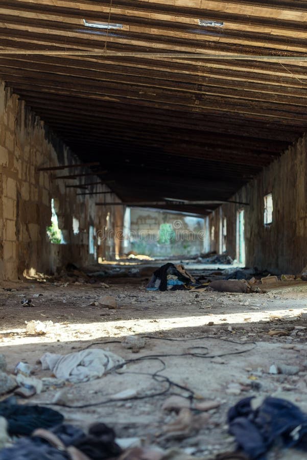 De verlaten Bouw royalty-vrije stock foto's