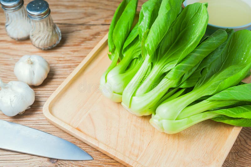 De verse Chinese kool of groente van Bok Choy royalty-vrije stock afbeelding De verse Chinese kool of groente van Bok Choy royalty-vrije stock afbeelding